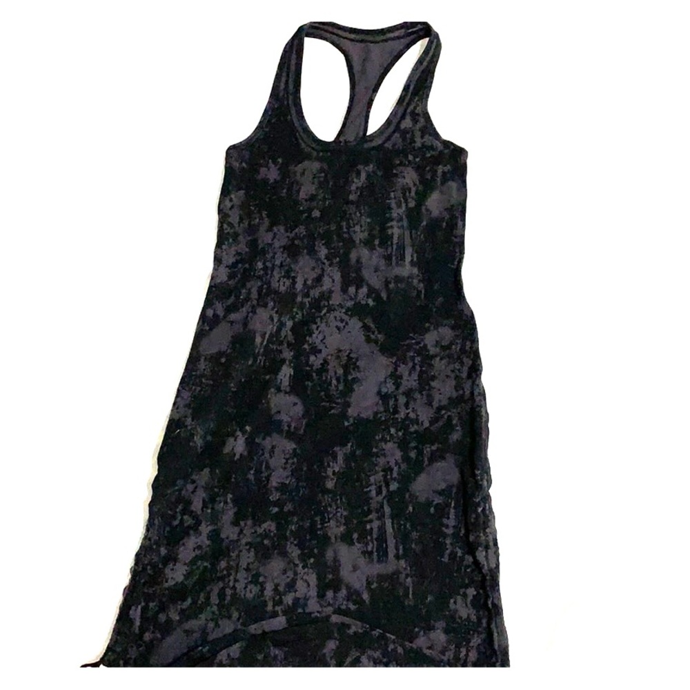 Lululemon Black and Gray Tank Dress, size 6